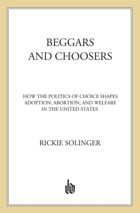 Cover image for book Beggars and Choosers