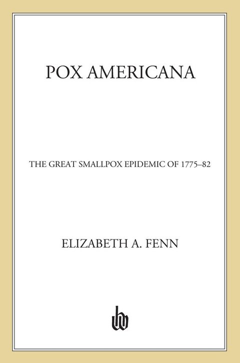 Pox Americana:Great Smallpox Epidemic