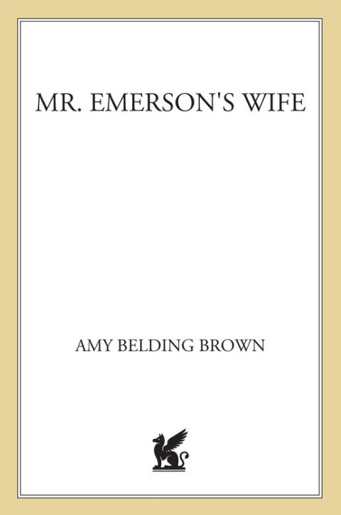 Cover image for book Mr. Emerson's Wife
