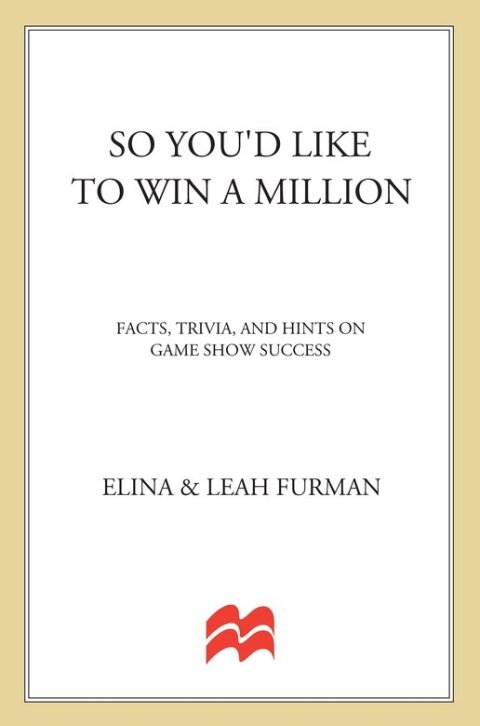 Cover image for book So You'd Like to Win a Million