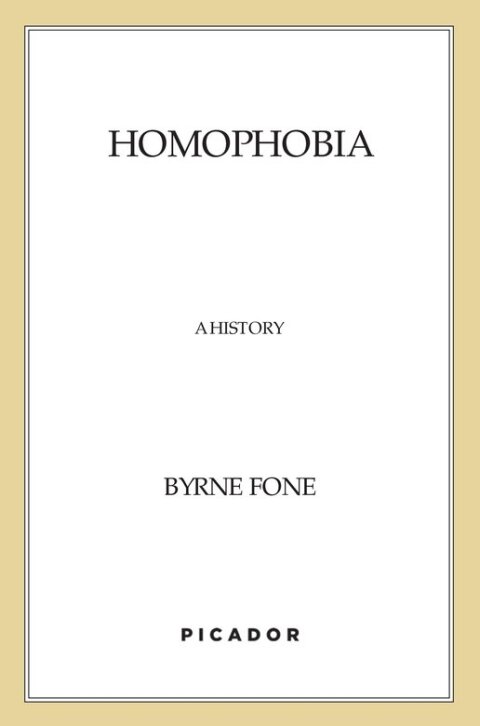 Cover image for book Homophobia