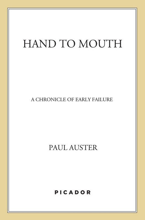 Cover image for book Hand to Mouth
