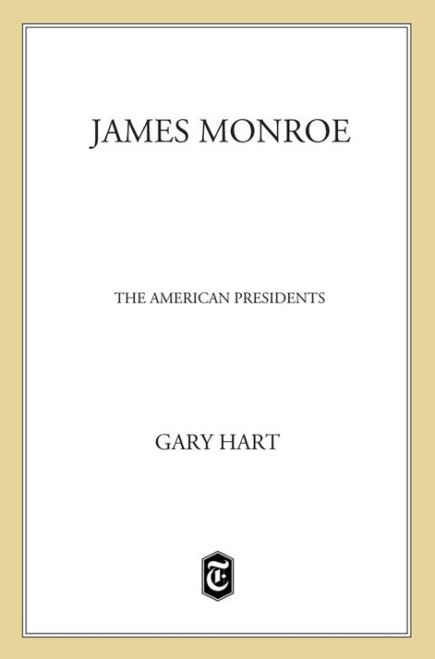 Cover image for book James Monroe