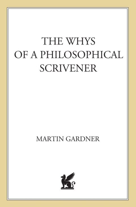 Cover image for book The Whys of a Philosophical Scrivener
