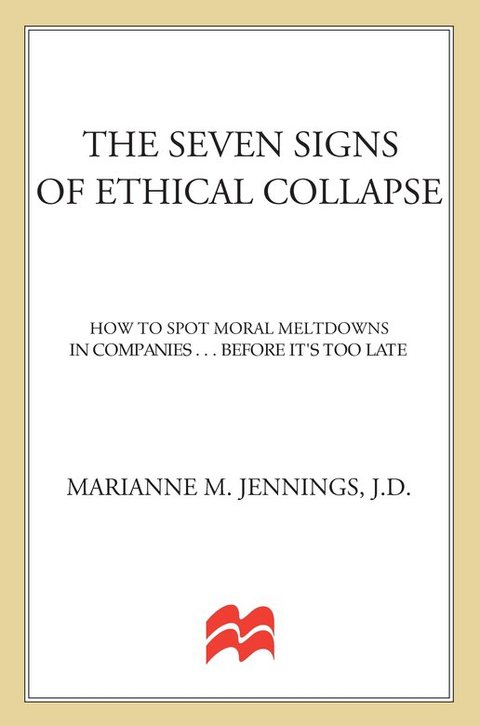 Cover image for book The Seven Signs of Ethical Collapse