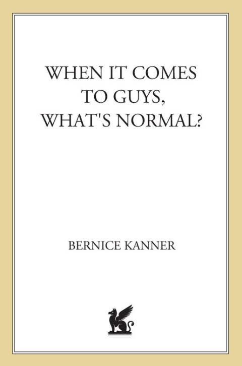 Cover image for book When It Comes to Guys, What's Normal?