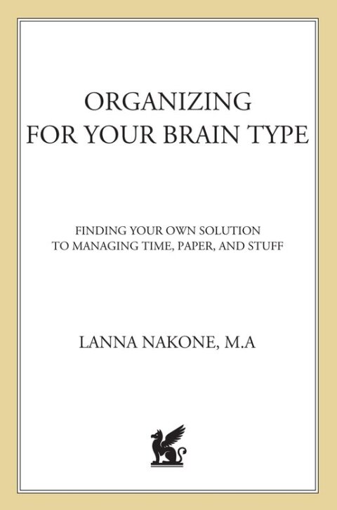 Cover image for book Organizing for Your Brain Type