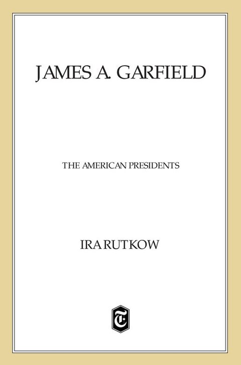 Cover image for book James A. Garfield