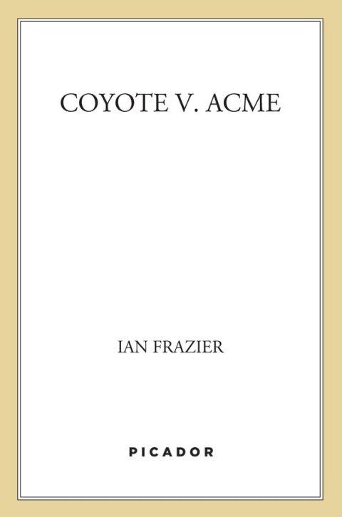 Cover image for book Coyote V. Acme