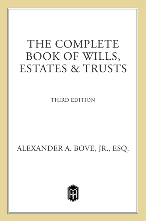 Cover image for book The Complete Book of Wills, Estates, and Trusts