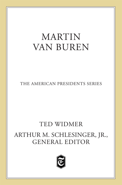 Cover image for book Martin Van Buren