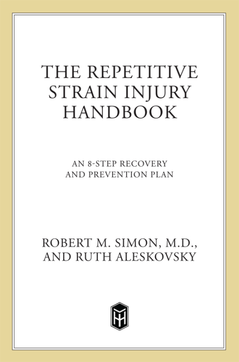 Cover image for book The Repetitive Strain Injury Handbook