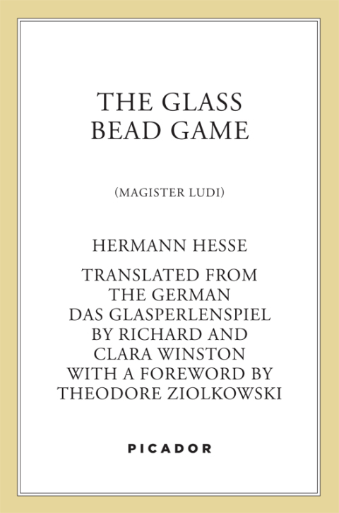 Cover image for book The Glass Bead Game