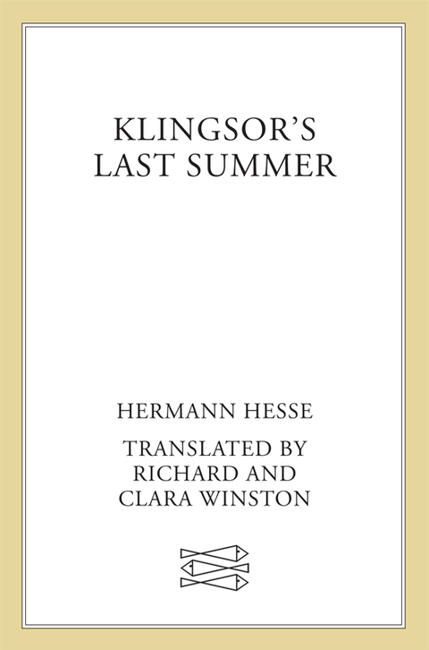 Cover image for book Klingsor's Last Summer