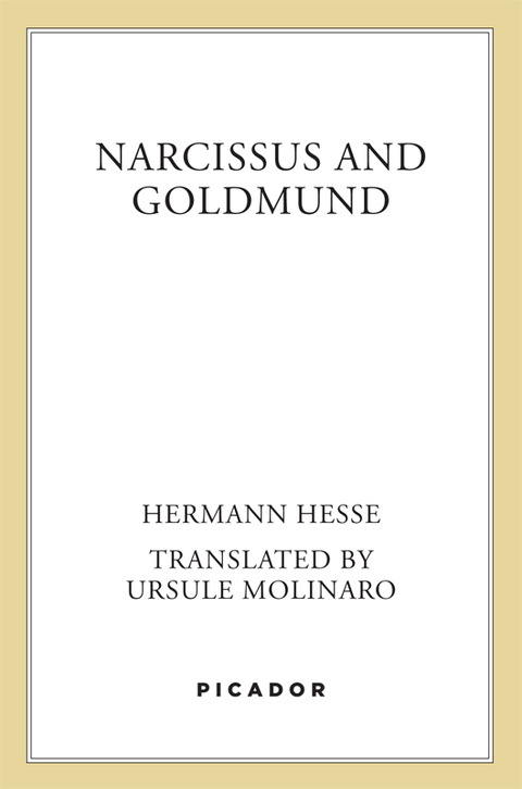 Cover image for book Narcissus and Goldmund