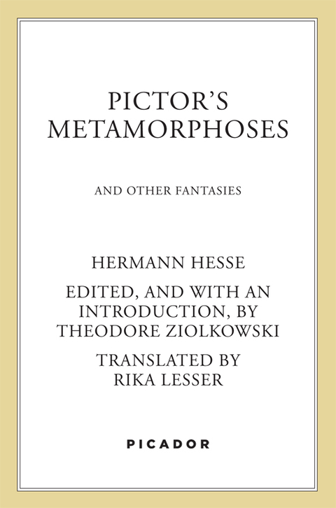 Cover image for book Pictor's Metamorphoses