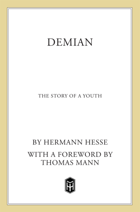 Cover image for book Demian