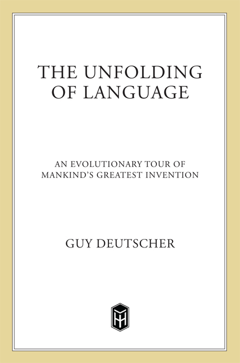 Cover image for book The Unfolding of Language
