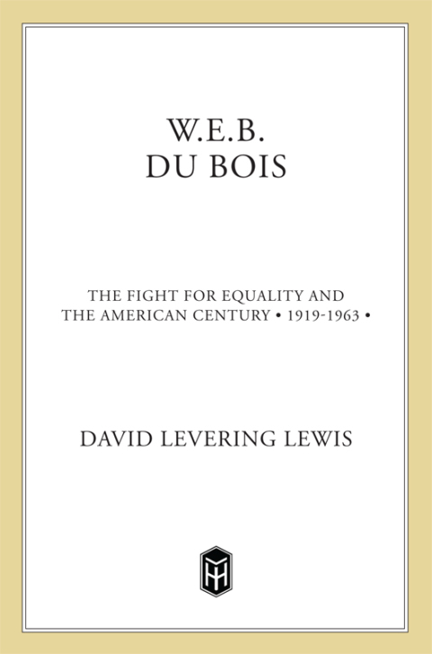 Cover image for book W.E.B. Du Bois