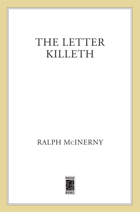 Cover image for book The Letter Killeth