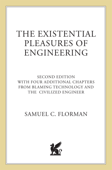 Cover image for book The Existential Pleasures of Engineering