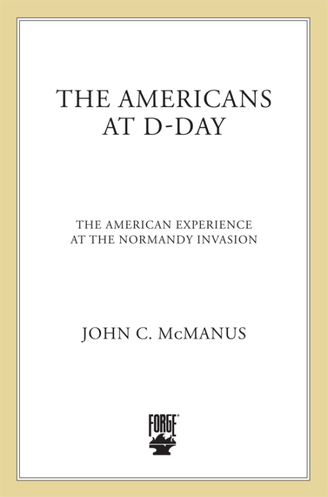 Cover image for book The Americans at D-Day