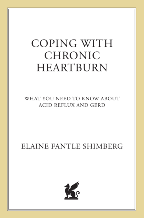 Cover image for book Coping with Chronic Heartburn