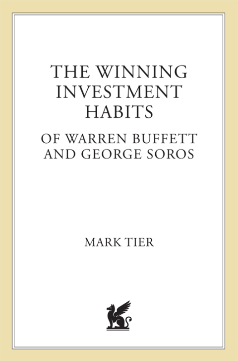 Cover image for book The Winning Investment Habits of Warren Buffett & George Soros