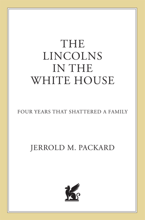 Cover image for book The Lincolns in the White House