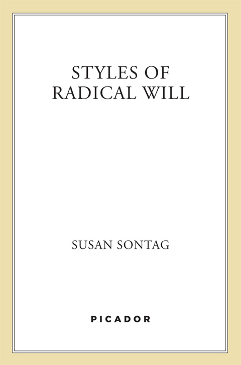 Cover image for book Styles of Radical Will