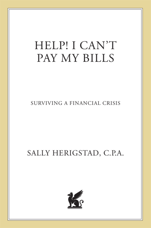 Cover image for book Help! I Can't Pay My Bills