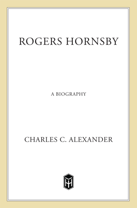 Cover image for book Rogers Hornsby