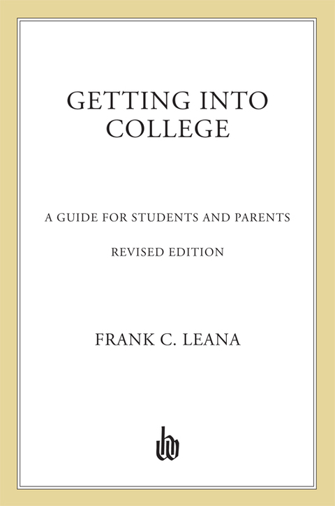 Cover image for book Getting Into College