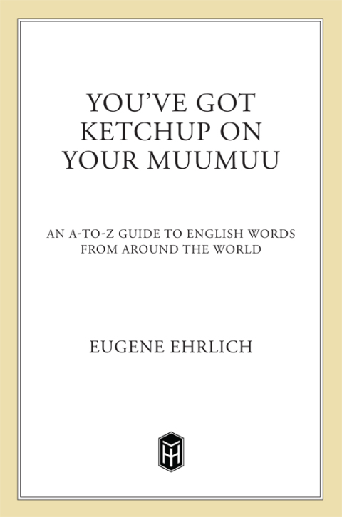 Cover image for book You've Got Ketchup on Your Muumuu