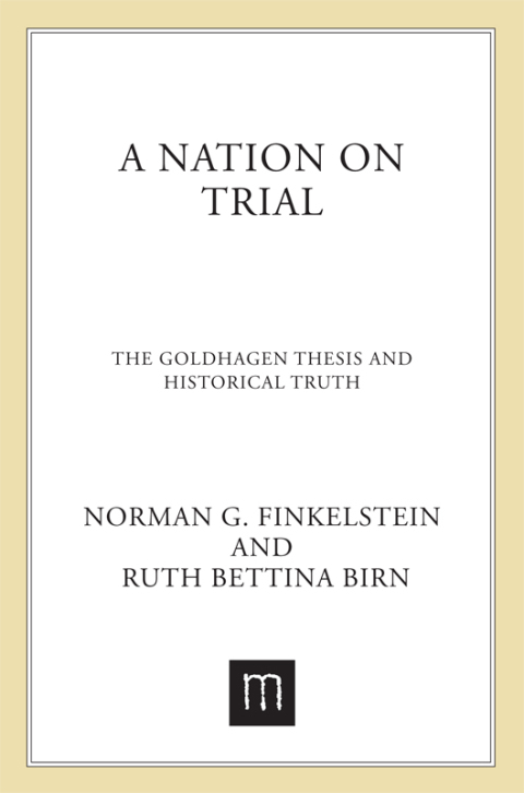 Cover image for book A Nation on Trial