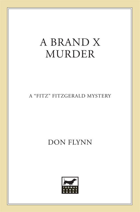 Cover image for book A Brand X Murder