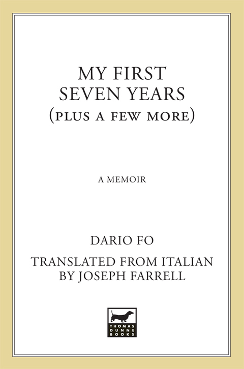 Cover image for book My First Seven Years (Plus a Few More)