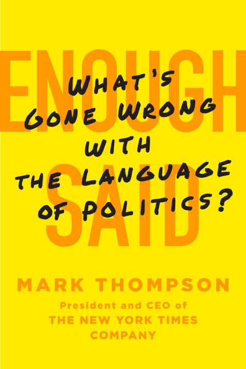 Cover image for book Enough Said