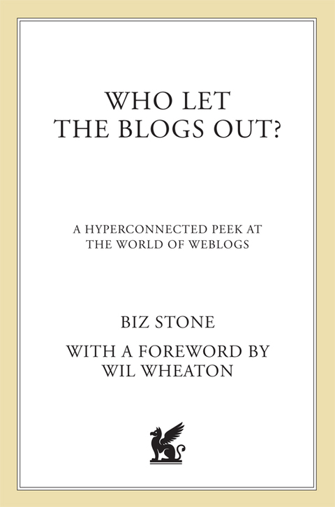 Cover image for book Who Let the Blogs Out?