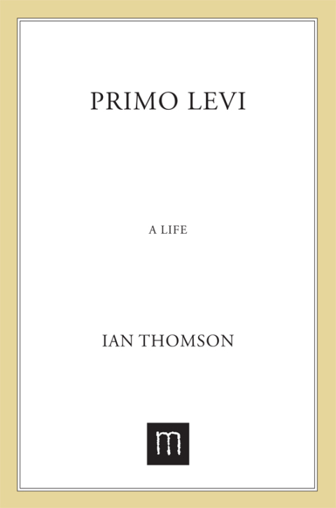 Cover image for book Primo Levi