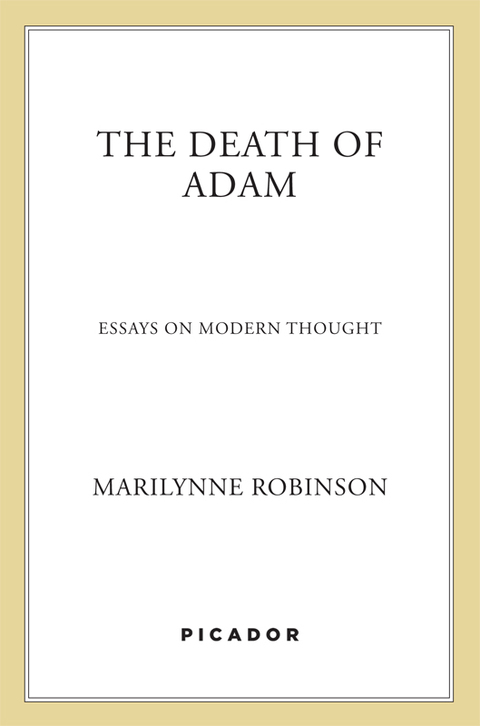 Cover image for book The Death of Adam