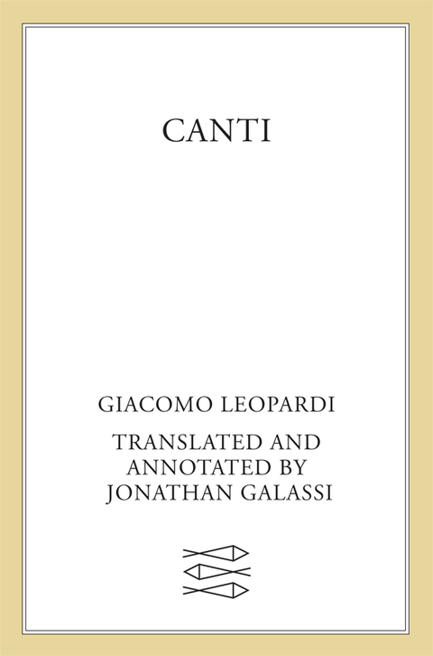 Cover image for book Canti