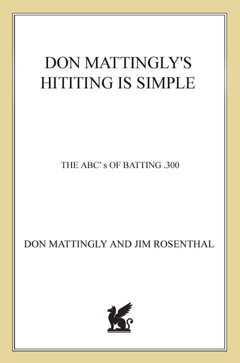 Cover image for book Don Mattingly's Hitting Is Simple