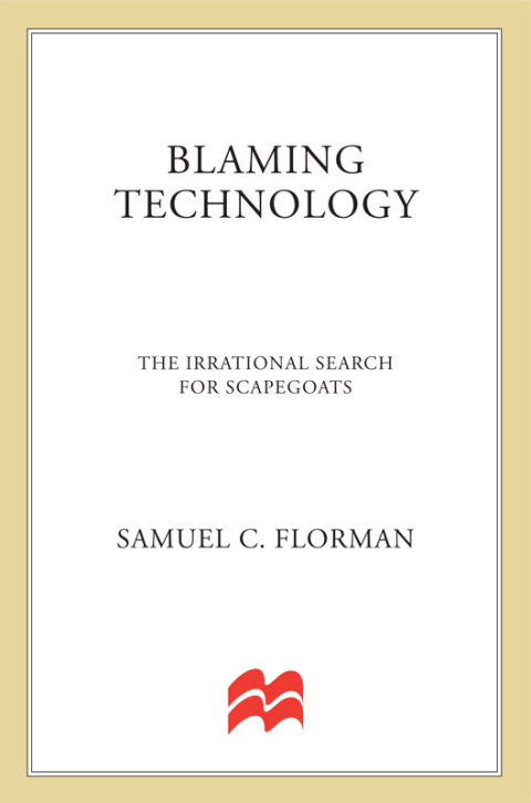 Cover image for book Blaming Technology
