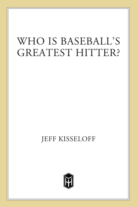Cover image for book Who Is Baseball's Greatest Hitter?