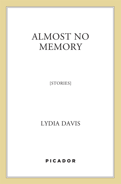 Cover image for book Almost No Memory