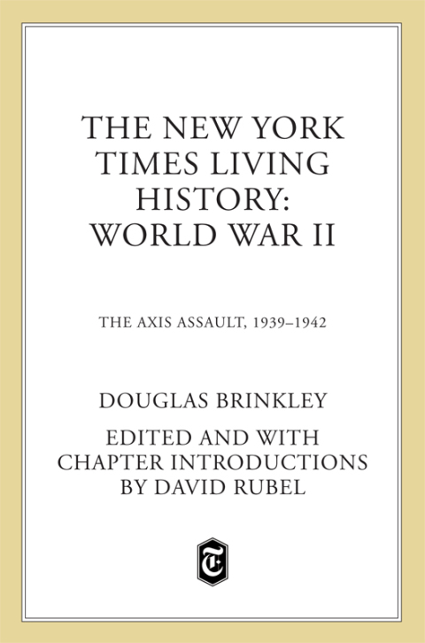 Cover image for book World War II: The Axis Assault, 1939–1942