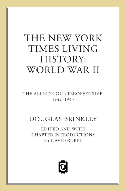 Cover image for book The New York Times Living History: World War II