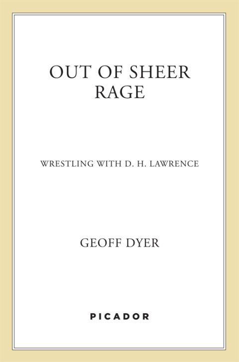 Cover image for book Out of Sheer Rage
