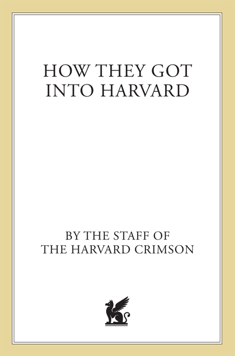 Cover image for book How They Got into Harvard